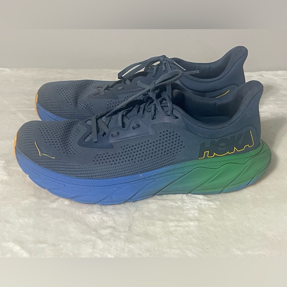 Hoka Arahi 7 ‘Thunder Cloud’ Men’s Size 10D Running Shoes 1147850 TDS Active EUC